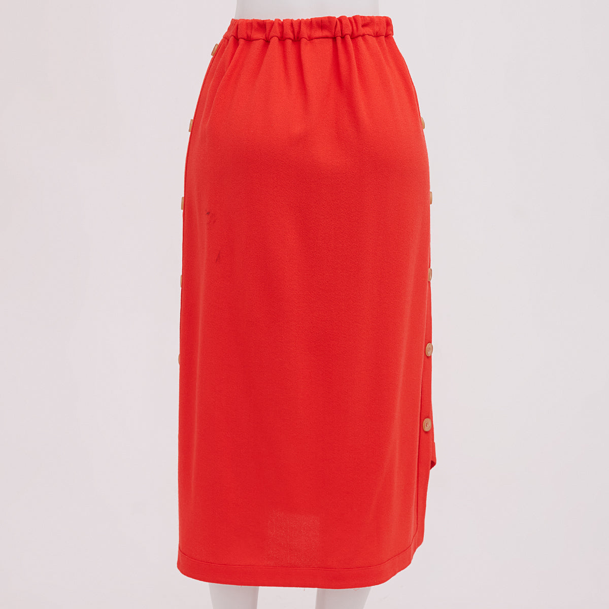 Saia Paula Raia Midi Vermelha Tam.38