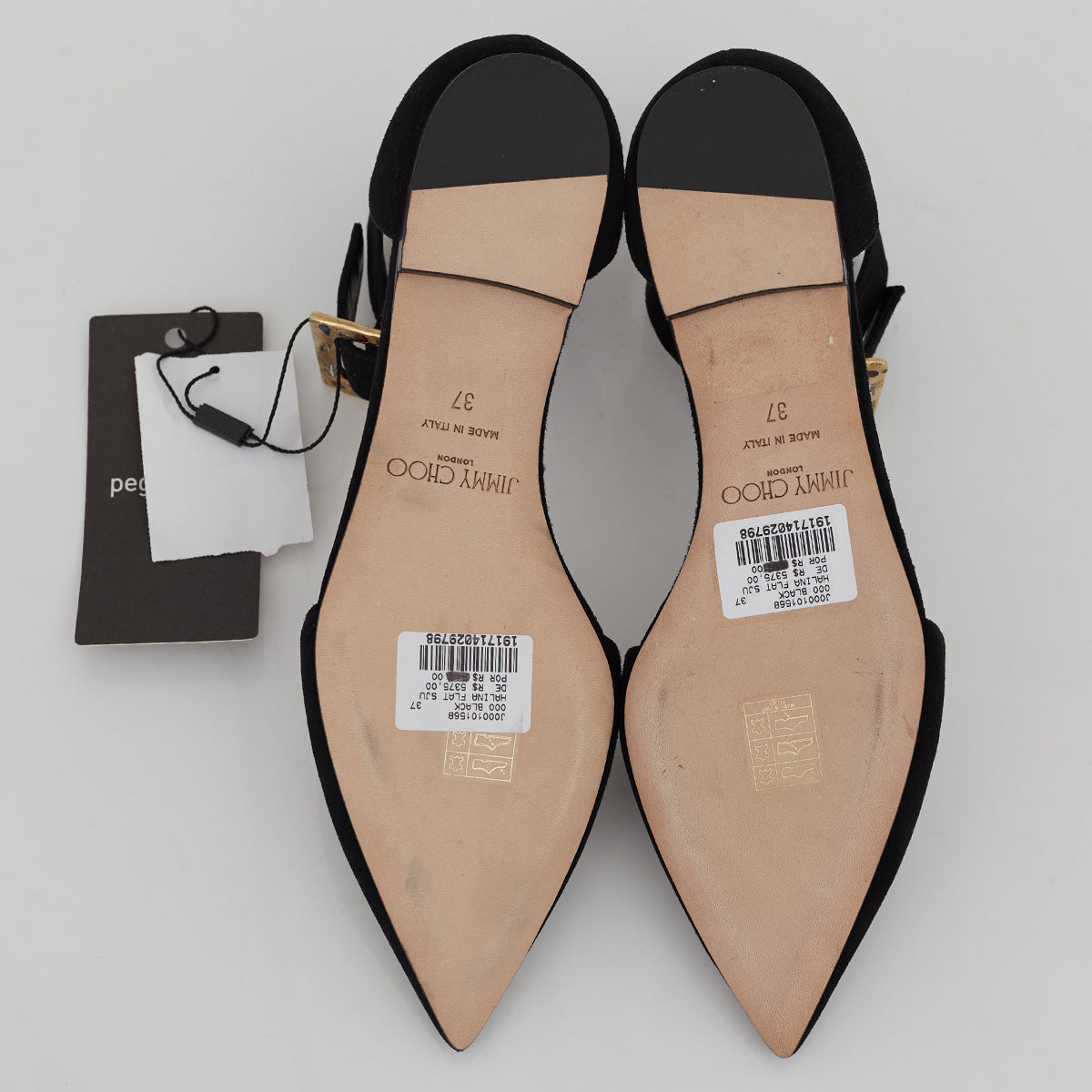 Sapatilha Jimmy Choo Camurça Preta Tam. 37