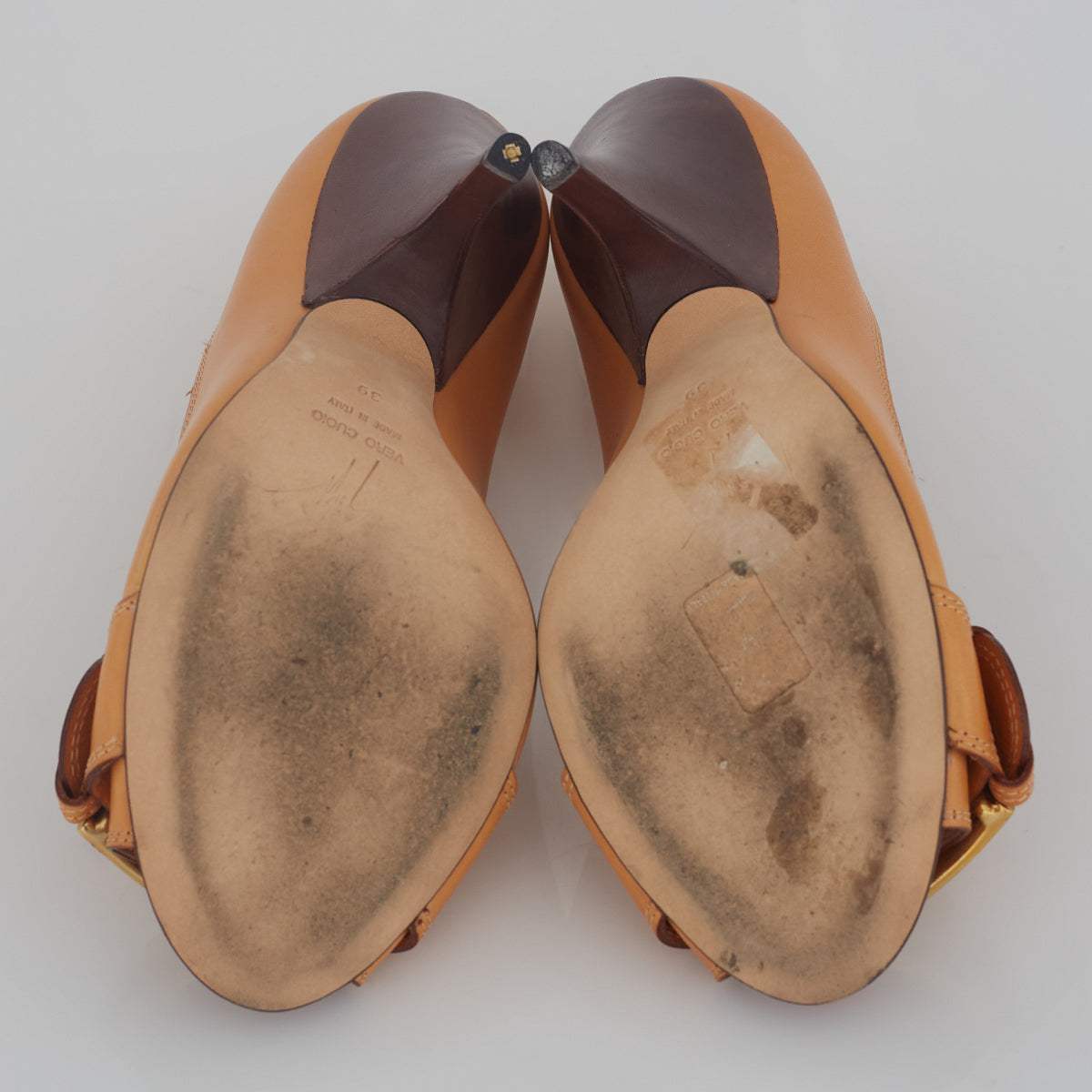 Peep Toe Giuseppe Zanotti Design Caramelo Tam. 39