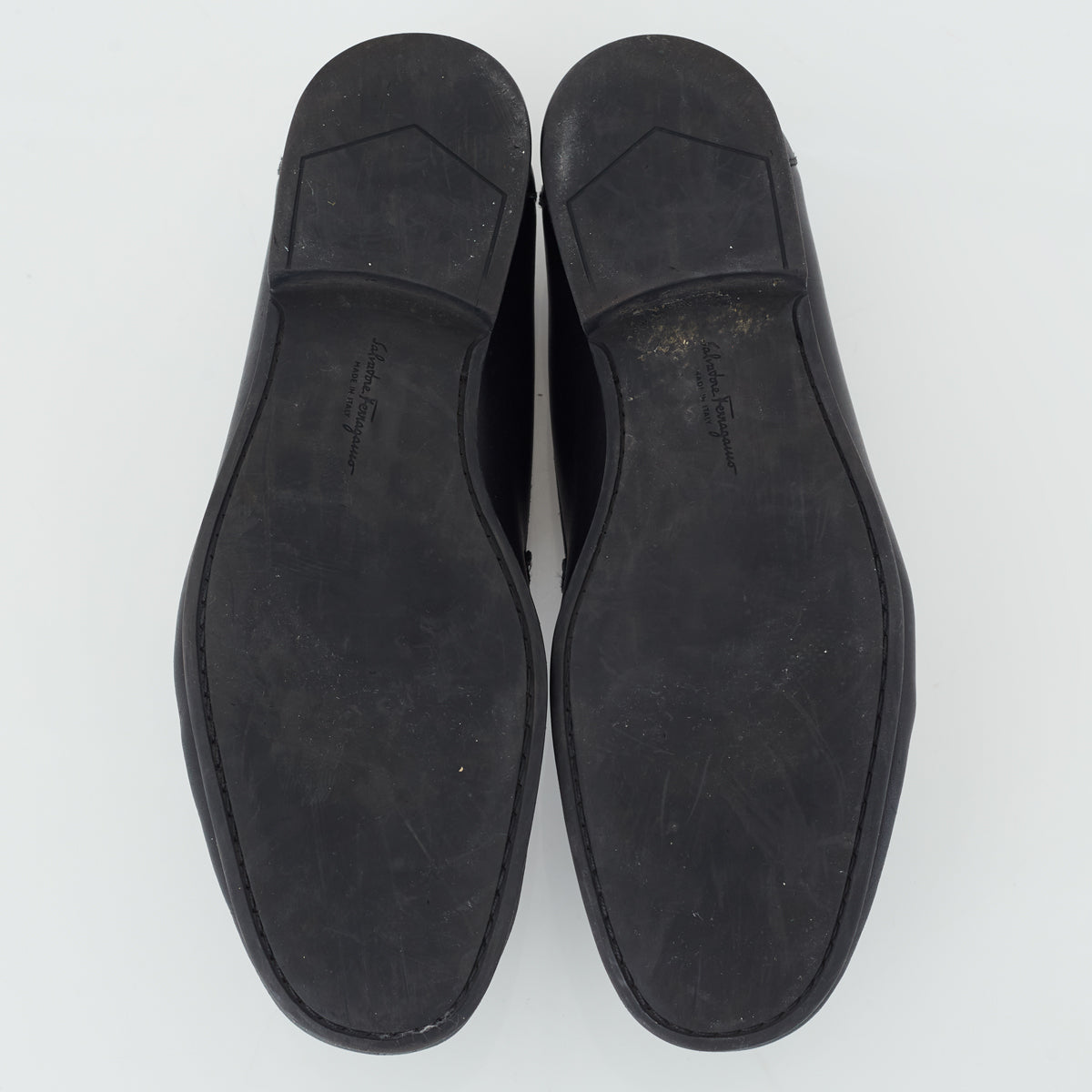 Sapato Salvatore Ferragamo Couro Masculino Tam. 9,5