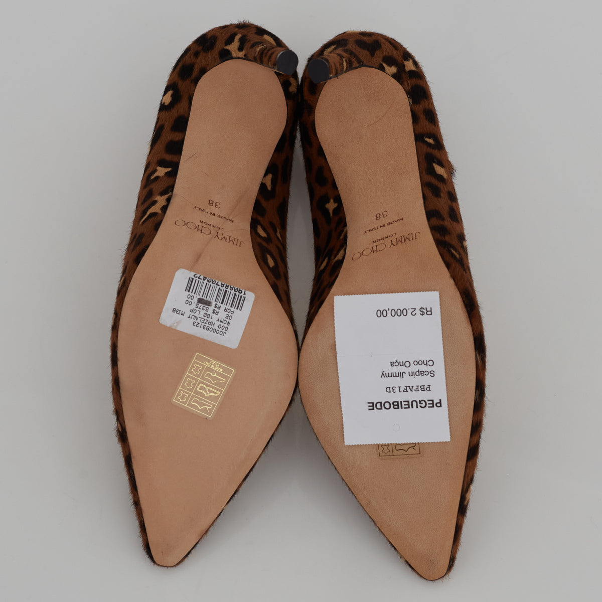 Scarpin Jimmy Choo Cavalino Animal Print Tam. 38