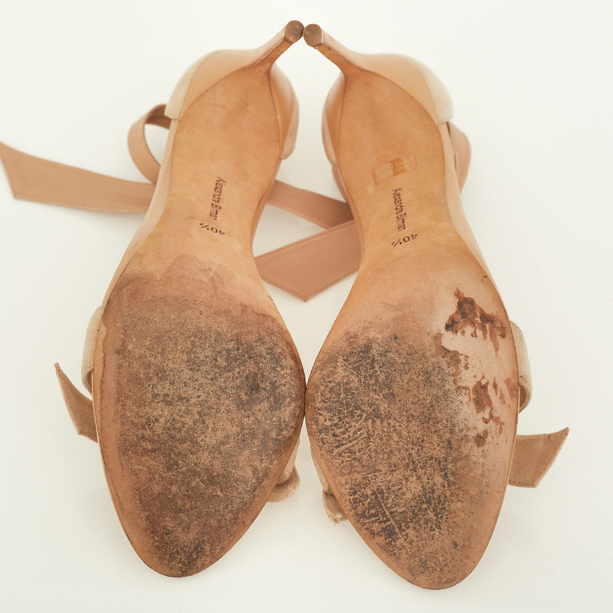 Sandália Alexandre Birman Camurça e Couro Tam. 40,5