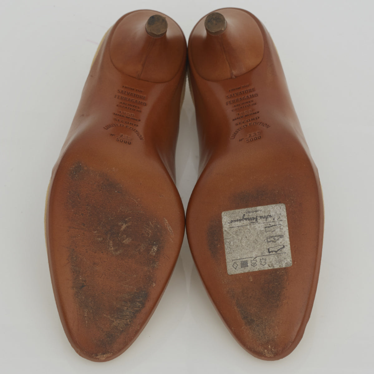 Scarpin Salvatore Ferragamo Nude Tam. 38