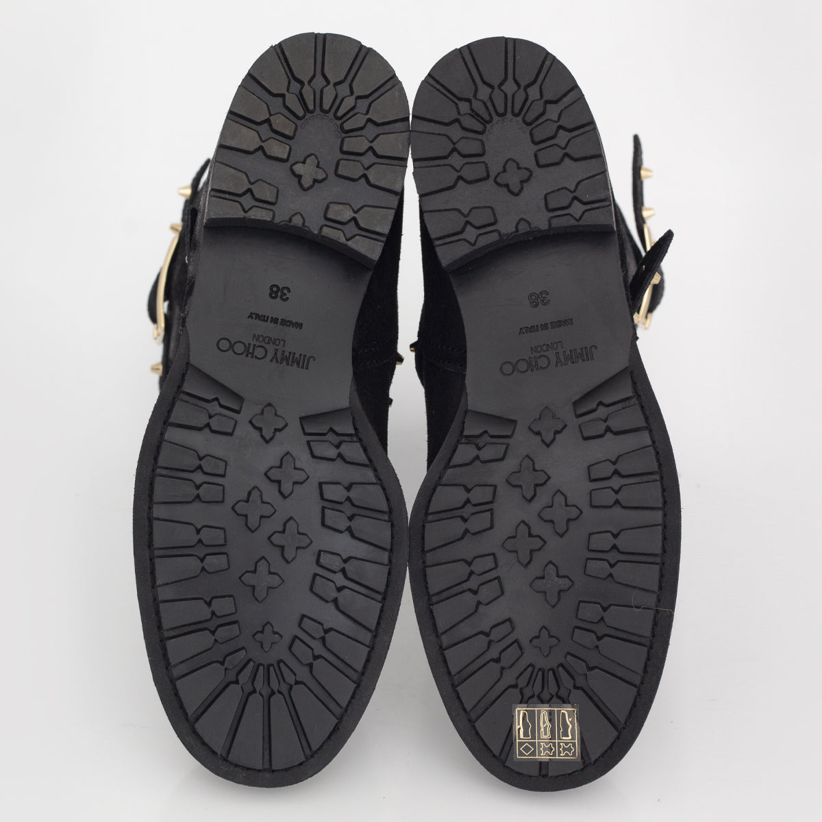 Bota Jimmy Choo Texturizada Preta Tam. 38