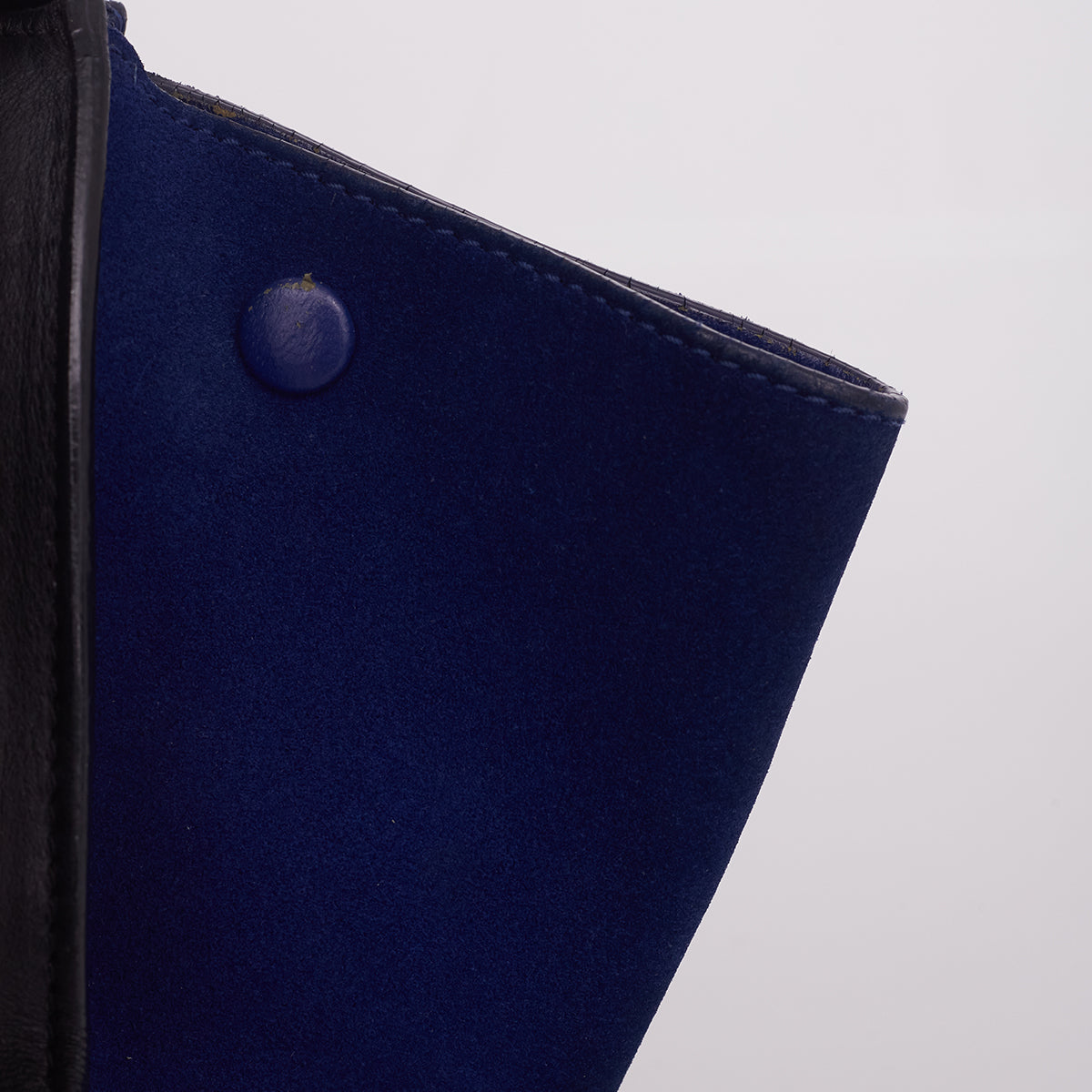 Bolsa Celine Trapeze Preta, Bege e Azul