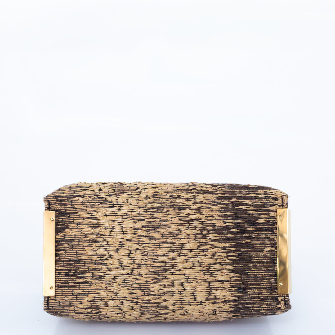 Bolsa Chloé em Rafia c/ Ferragem Dourada