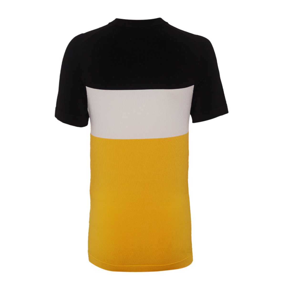 Blusa Carven Preta Amarela e Branca Tam.S USA