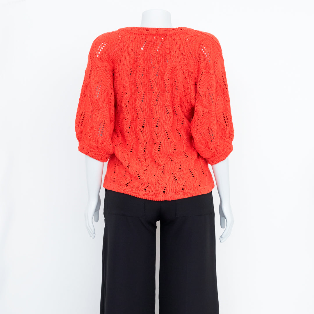 Blusa NK Tricot Laranja Tam. G