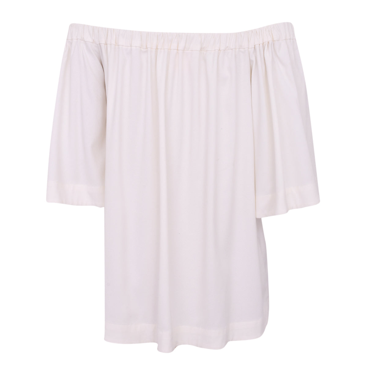 Blusa Paula Raia Ombro a Ombro Branca Tam. 36