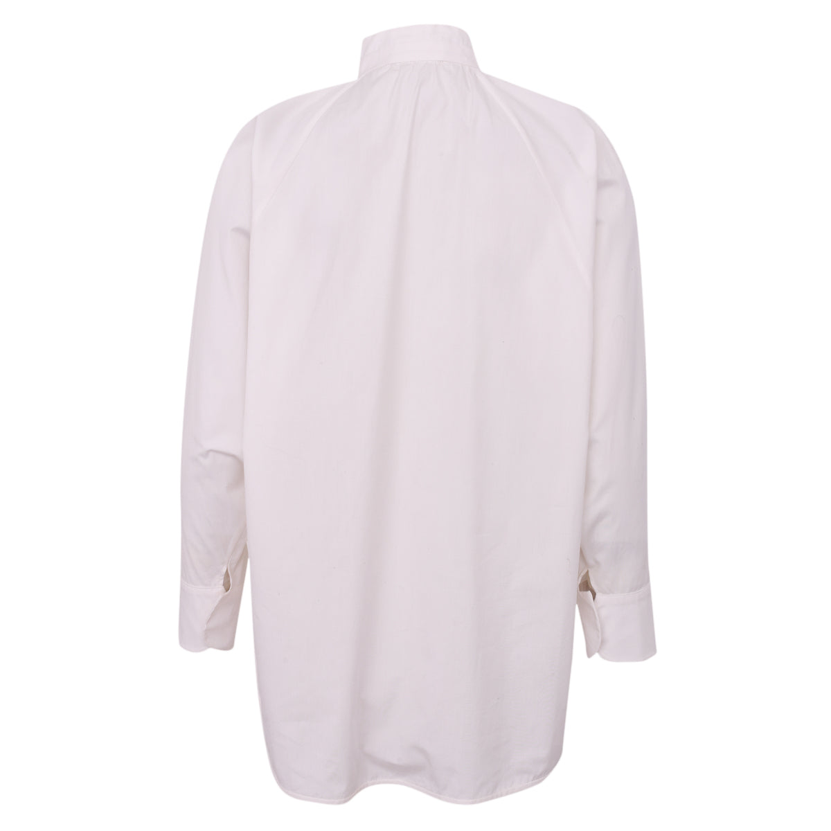 Camisa Paula Raia Branca com Drapeado Tam. 36 Br