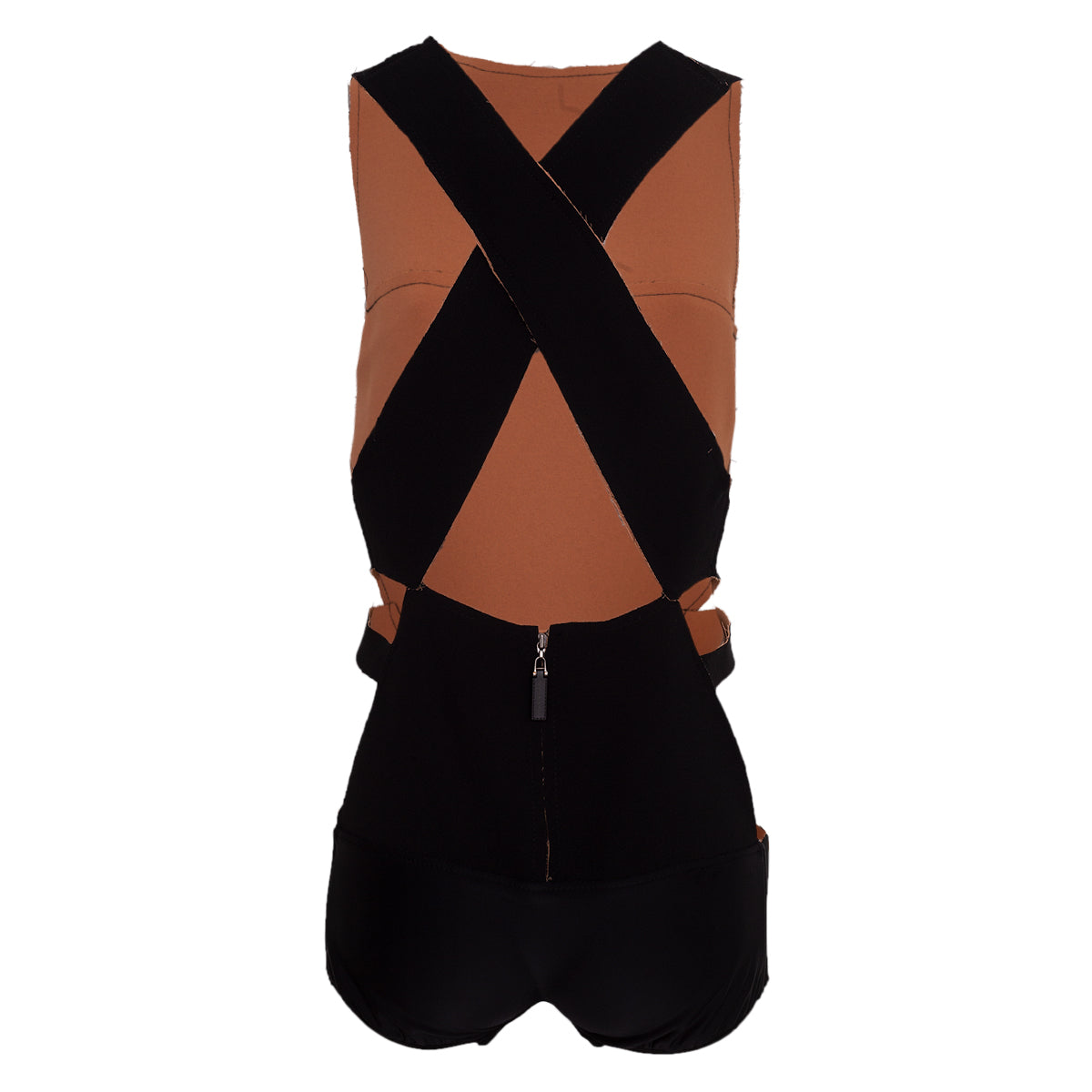 Body Paula Raia Preto c/ Recorte X nas Costas Tam. 40