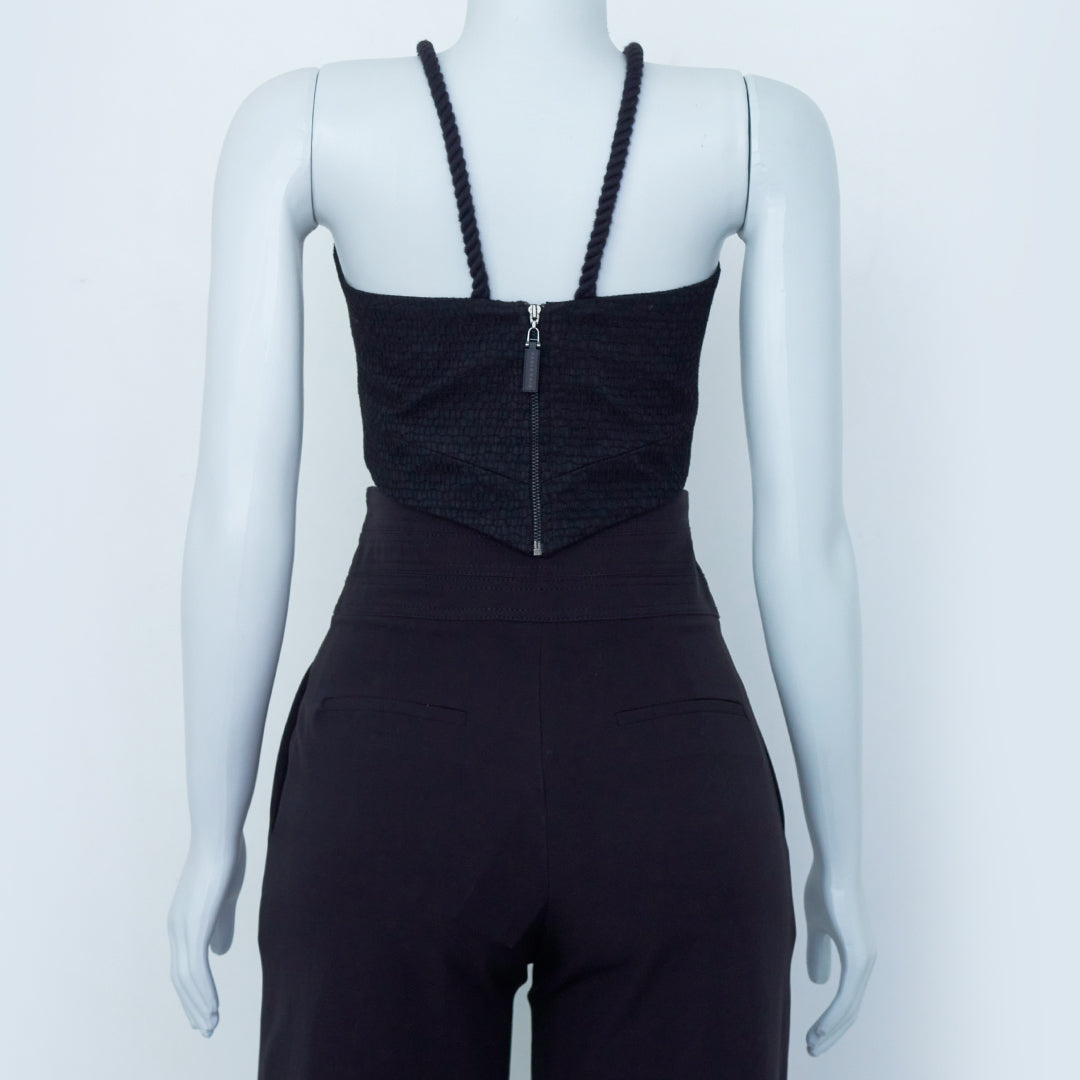 Cropped Paula Raia Preto Tam.36