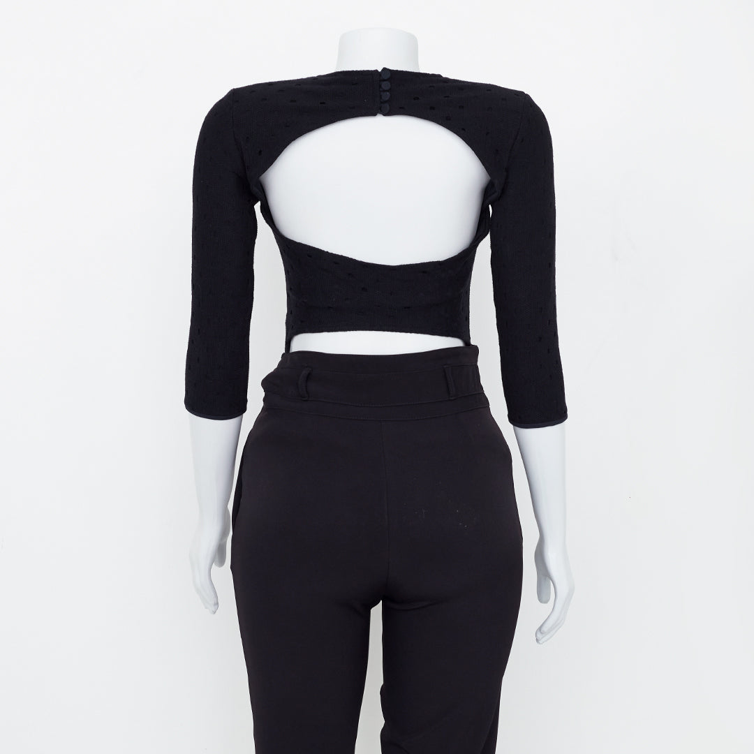 Body Paula Raia Preto c/ Renda Tam. M