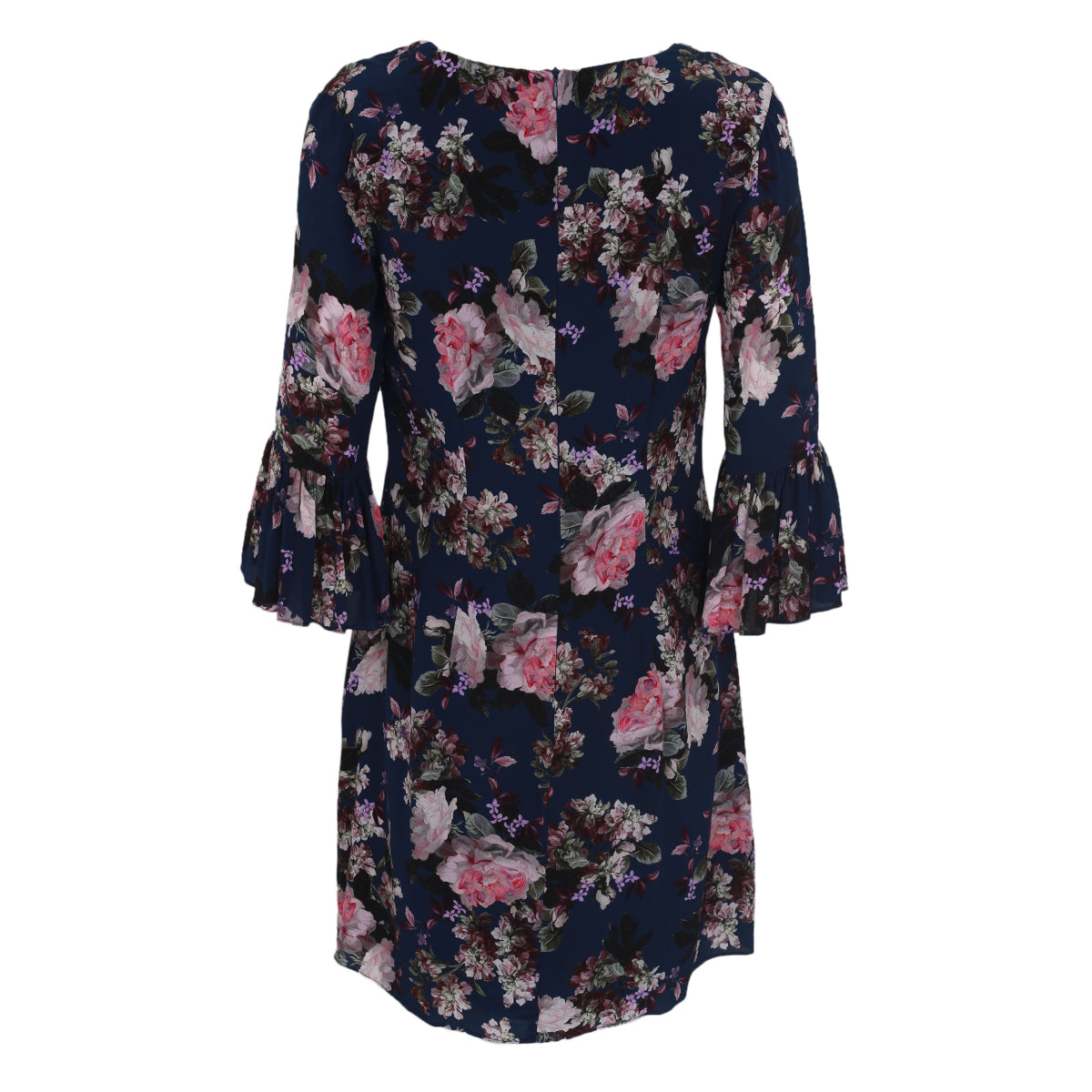 Vestido Erdem Florido Fundo Azul Tam. 42 Br
