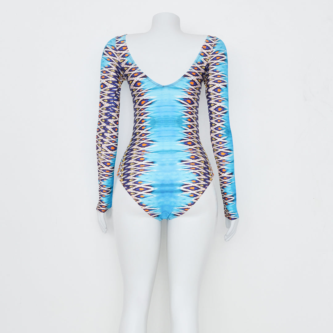 Maiô Cia Maritima Estampado Azul Tam. M