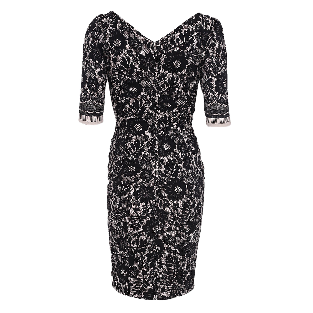 Vestido Dolce & Gabbana Estampa de Renda Tam. 38 Br