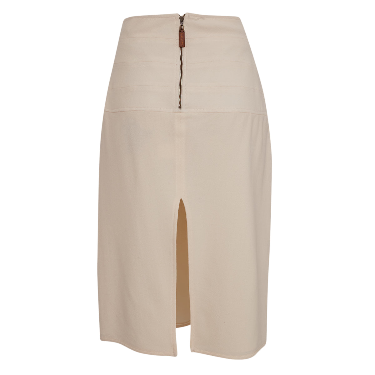 Saia Paula Raia Creme c/ Cós Alongado Tam. 38