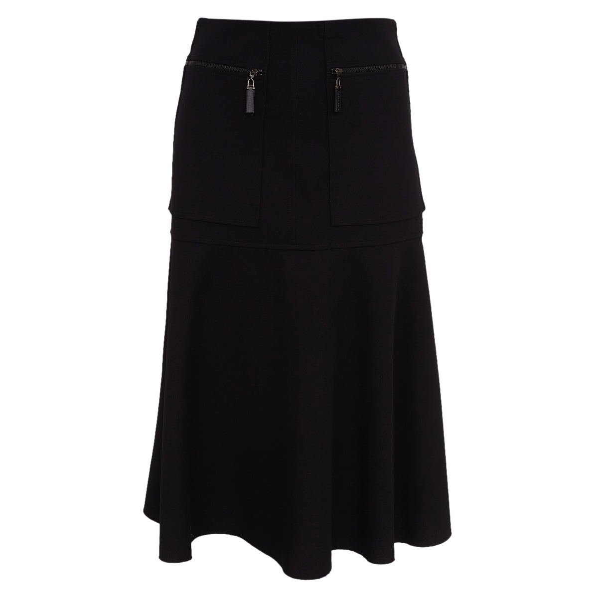 Saia Paula Raia Preta c/ Dois Bolsos Tam. 38