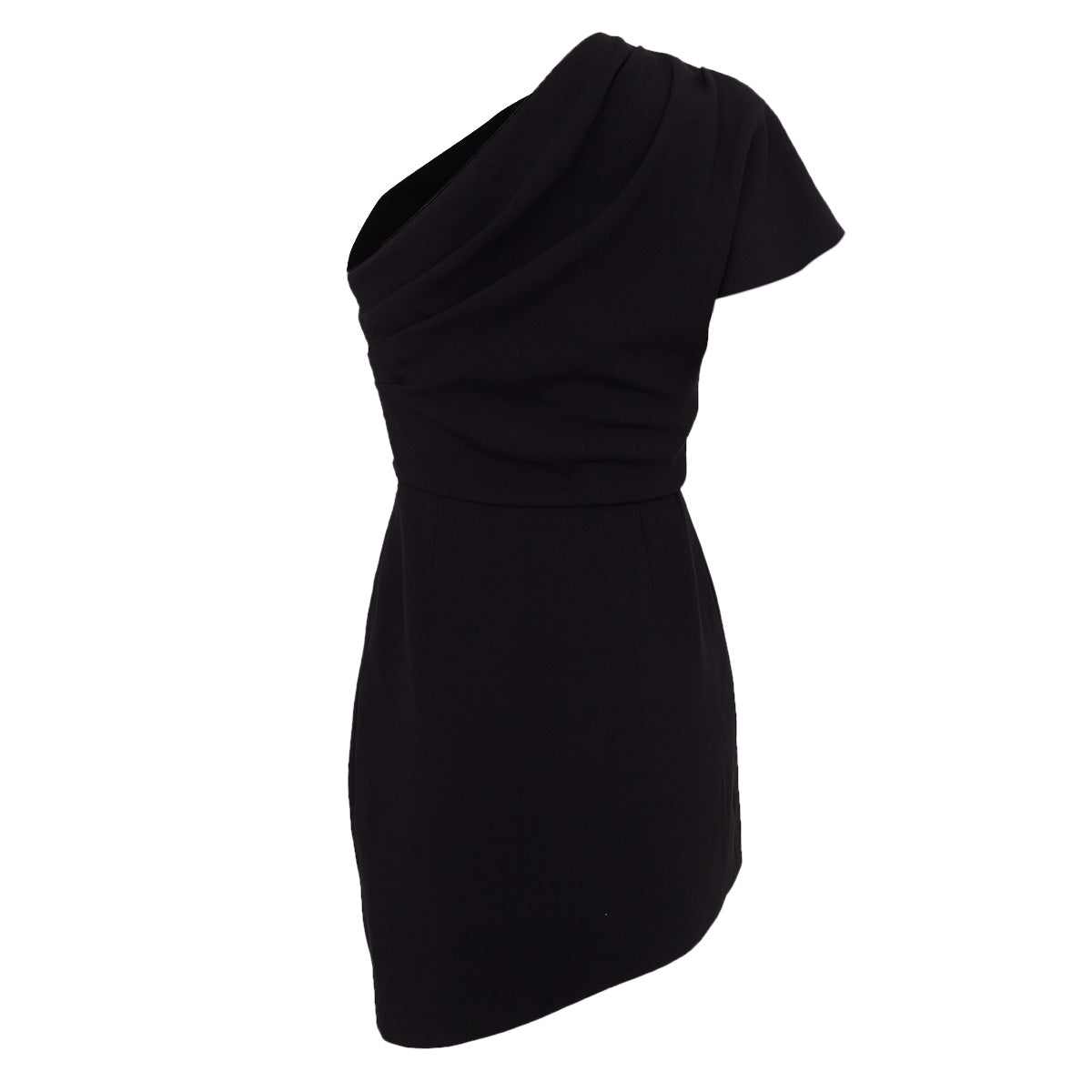 Vestido Saint Laurent Preto uma Manga Tam. 36 Br