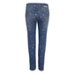 Calça Stella McCartney Jeans com Bolinhas Douradas Tam. 40 Br