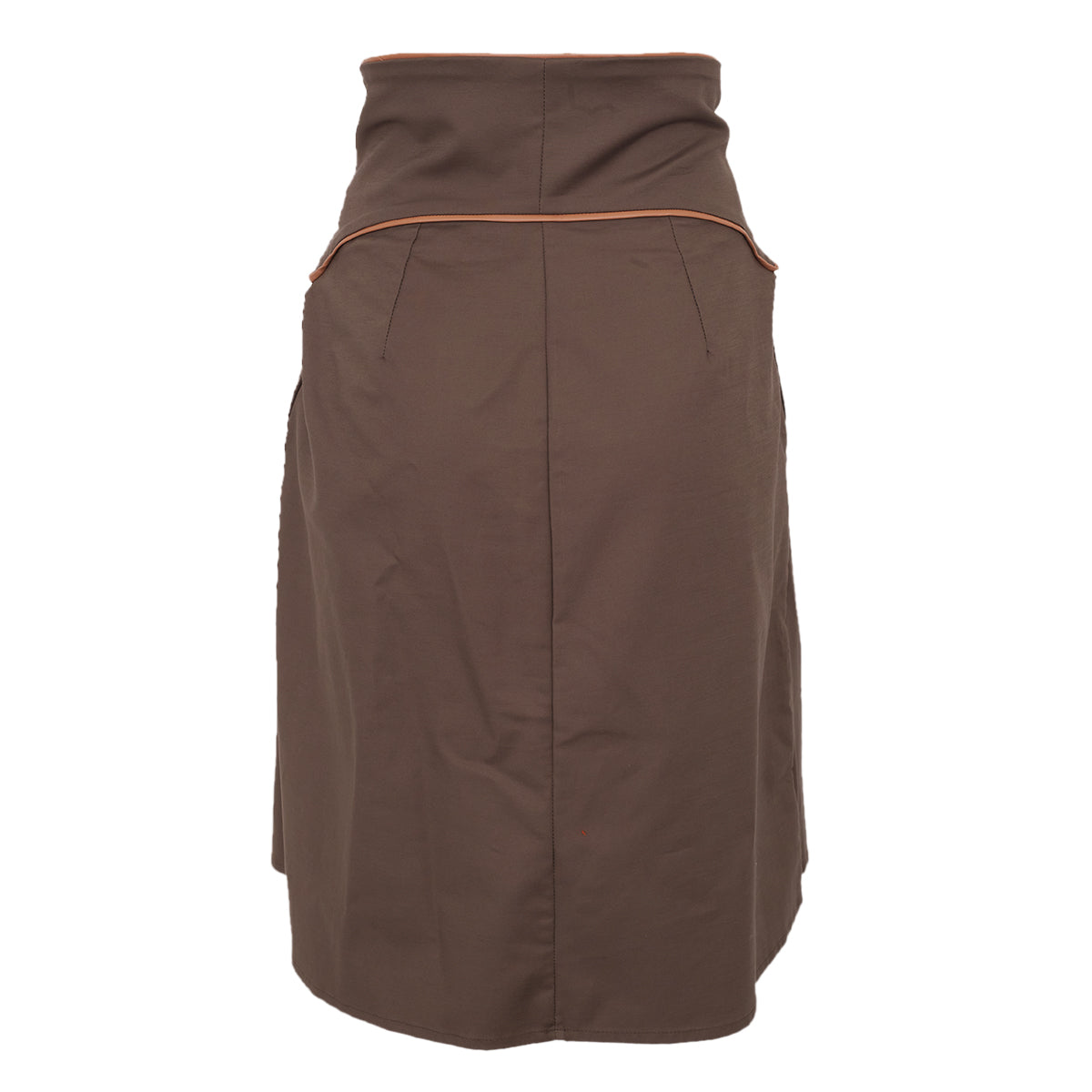 Saia Adriana Degreas Fendi c/ Detalhe em Couro Tam. P