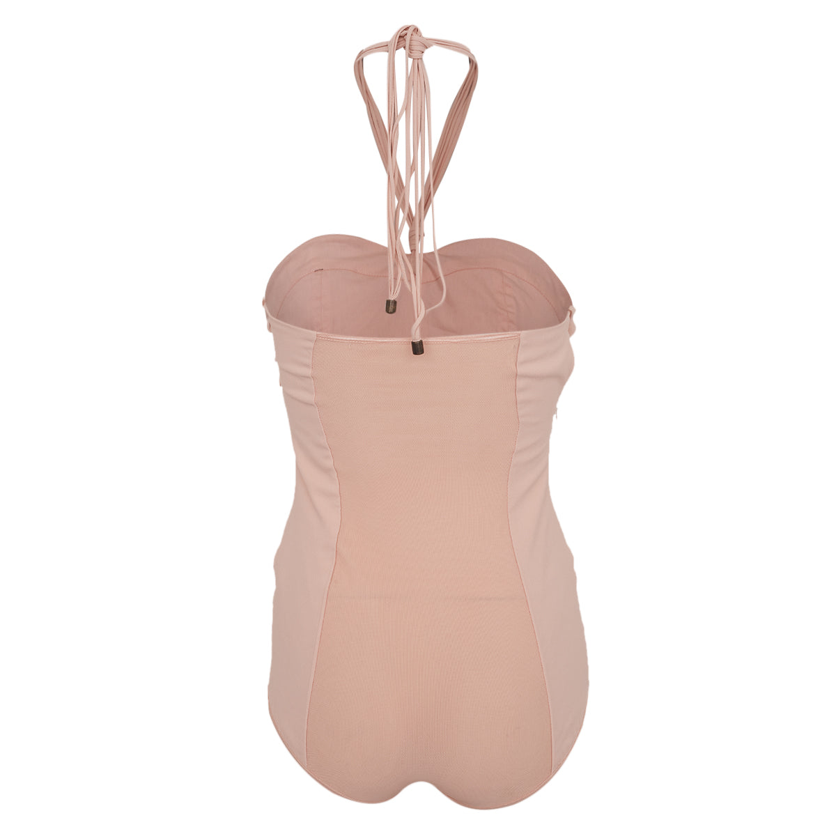 Body Paula Raia Rosa Claro c/ Decote Drapeado Tam.36