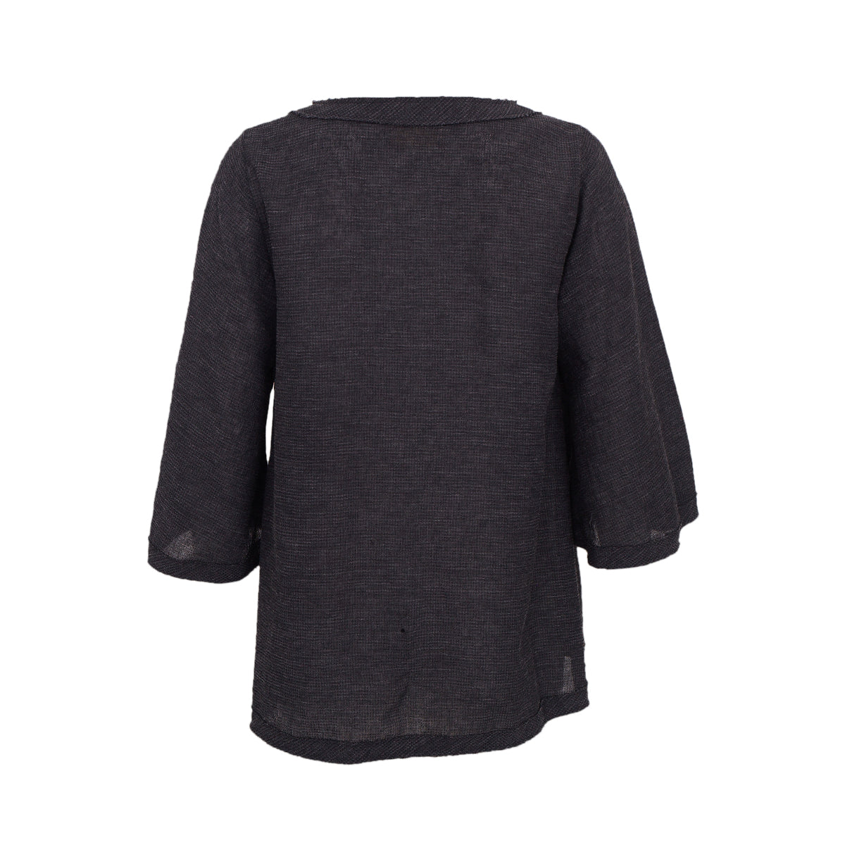 Blusa Paula Raia Chumbo c/ Manga Ampla Tam.36