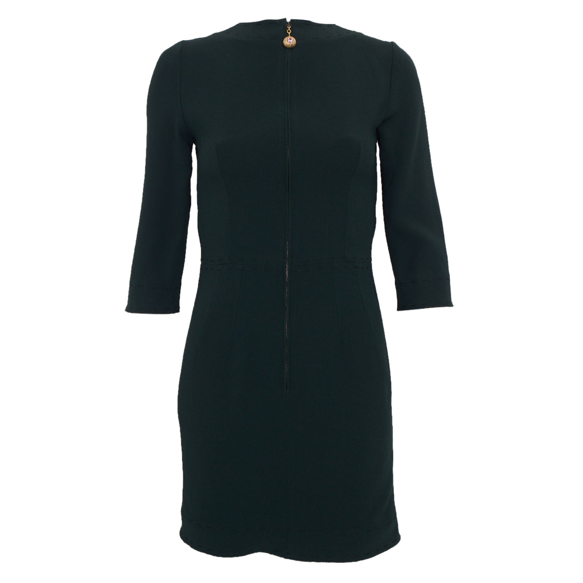 Vestido Dolce & Gabbana Verde Escuro Tam. 40 It