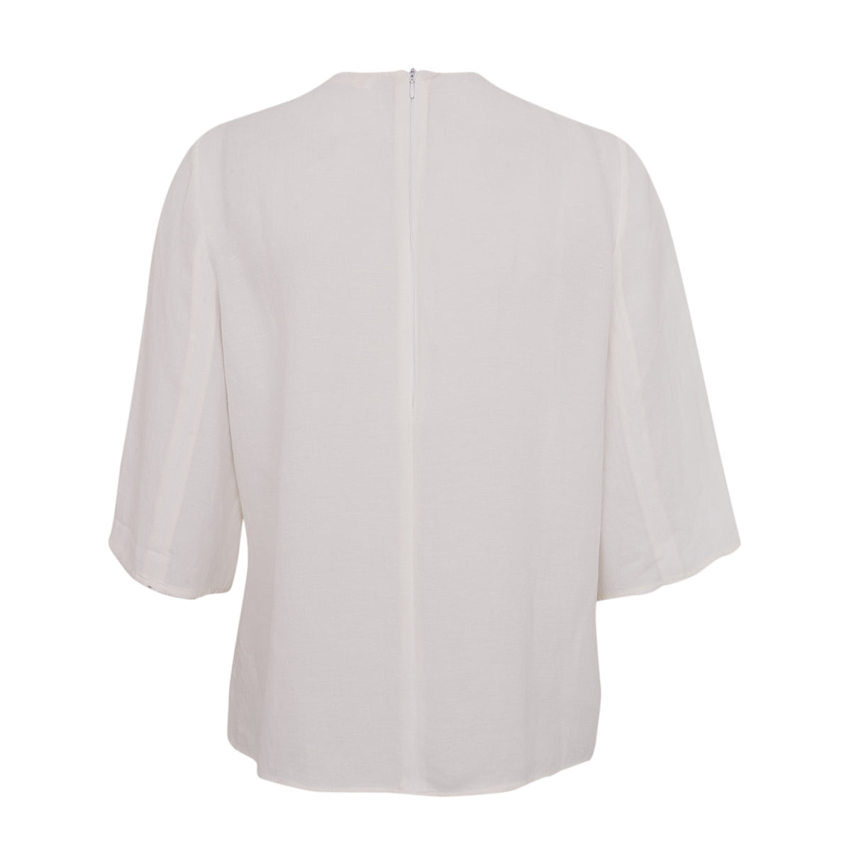 Camisa Chloé Branca com Flores Tam. M