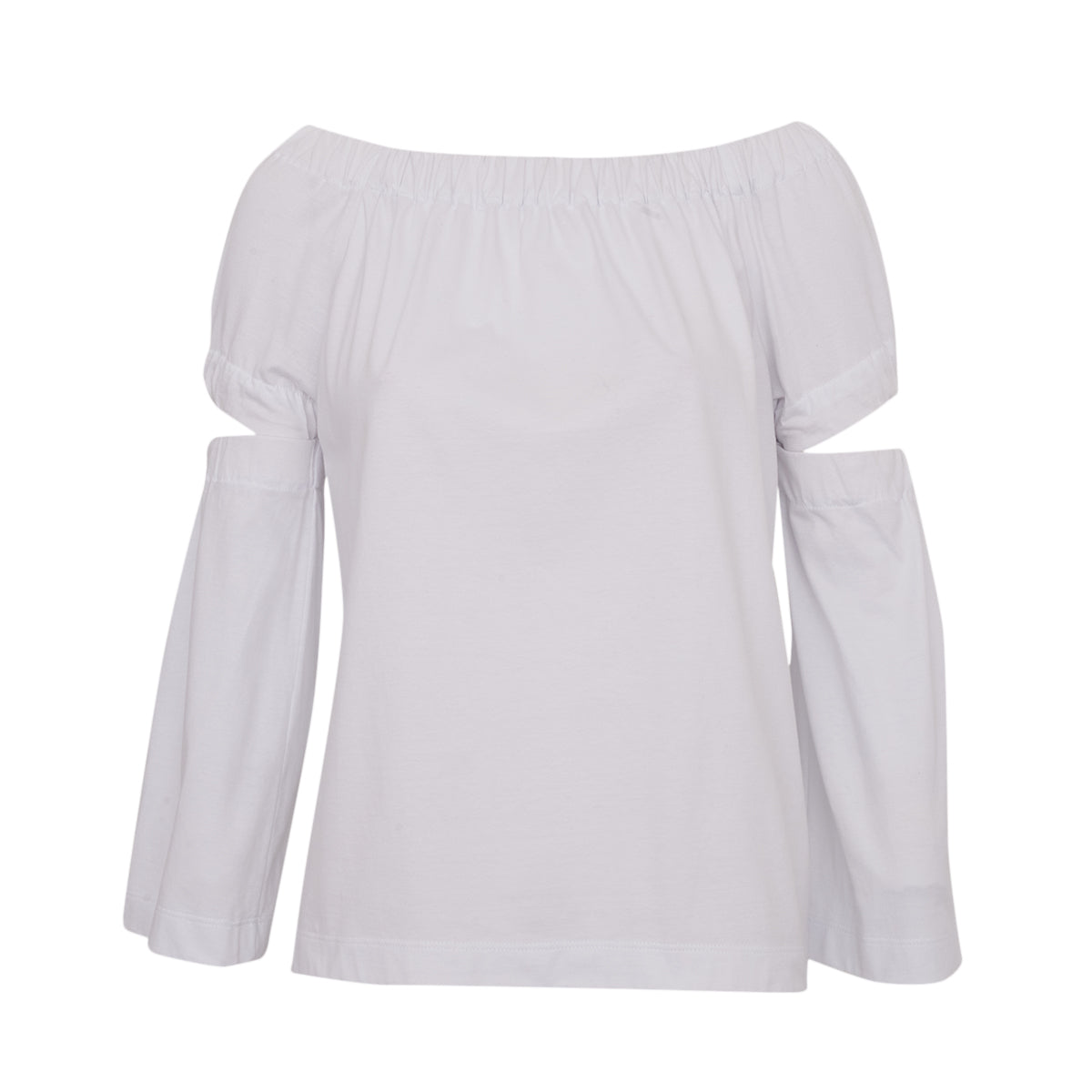 T-shirt Framed Ombro a Ombro Branca Tam. PP