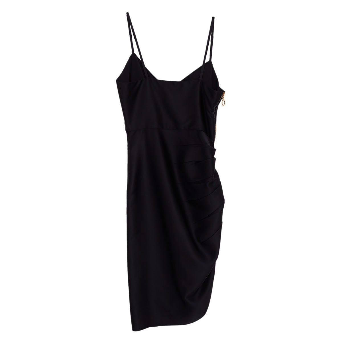 Vestido Gucci c/ Drapeado Preto Tam. 38 Br