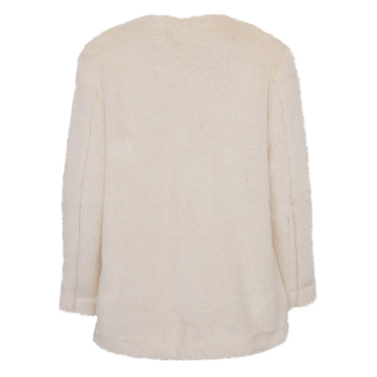 Casaco NK em Pele Off-white Tam.G