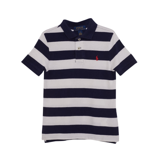 Camiseta Polo Ralph Lauren Listrada Infantil Tam.5
