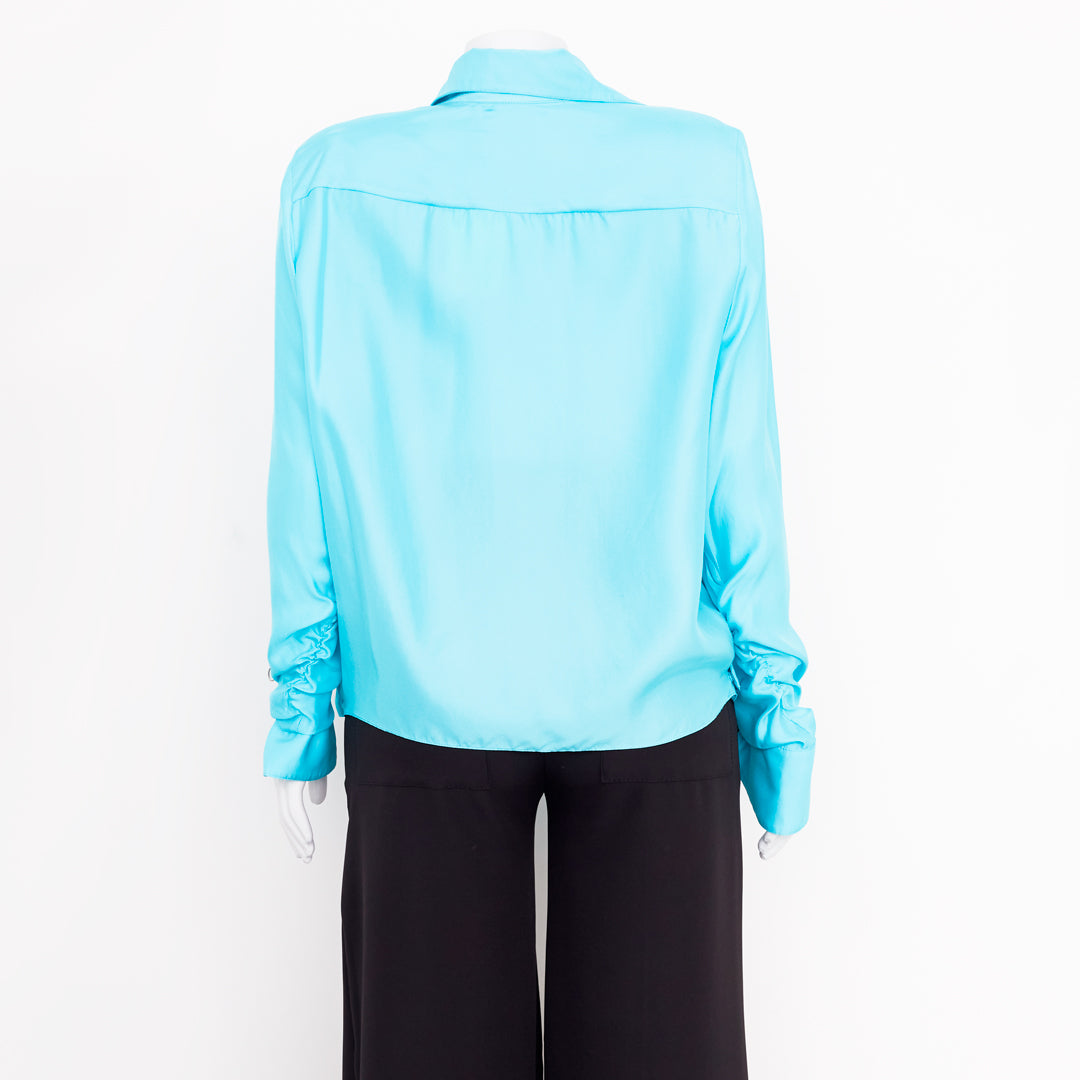 Camisa Martha Medeiros Azul Tam. 46