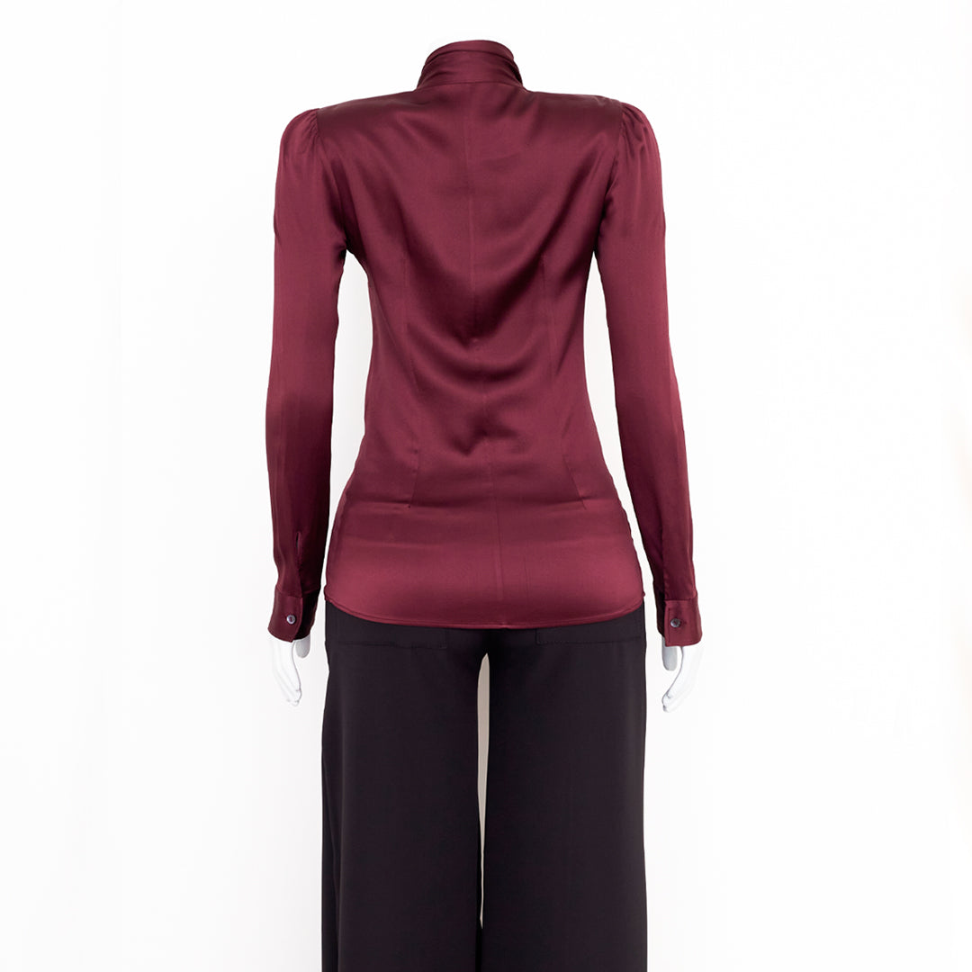 Camisa Dolce & Gabbana Vinho Tam. 38