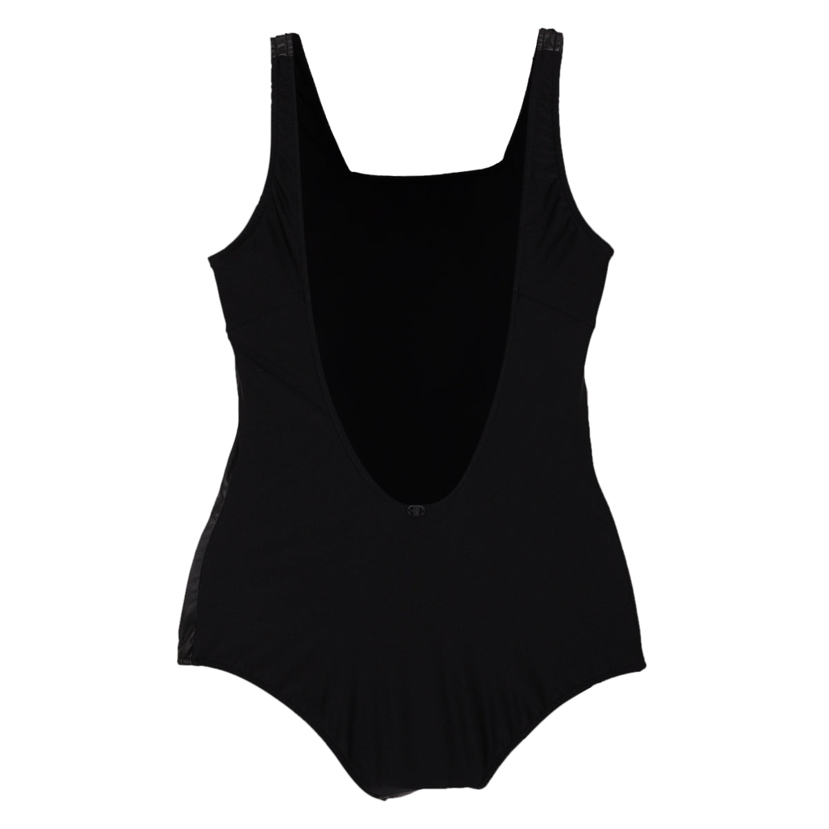 Body Adriana Degreas Couro Preto Tam. M