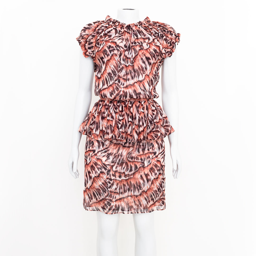 Vestido Bottega Veneta Estampado Tam.38