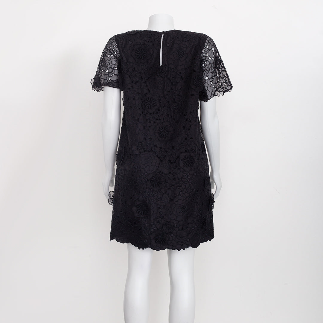 Vestido Stella McCartney Preto com Renda Tam. 42