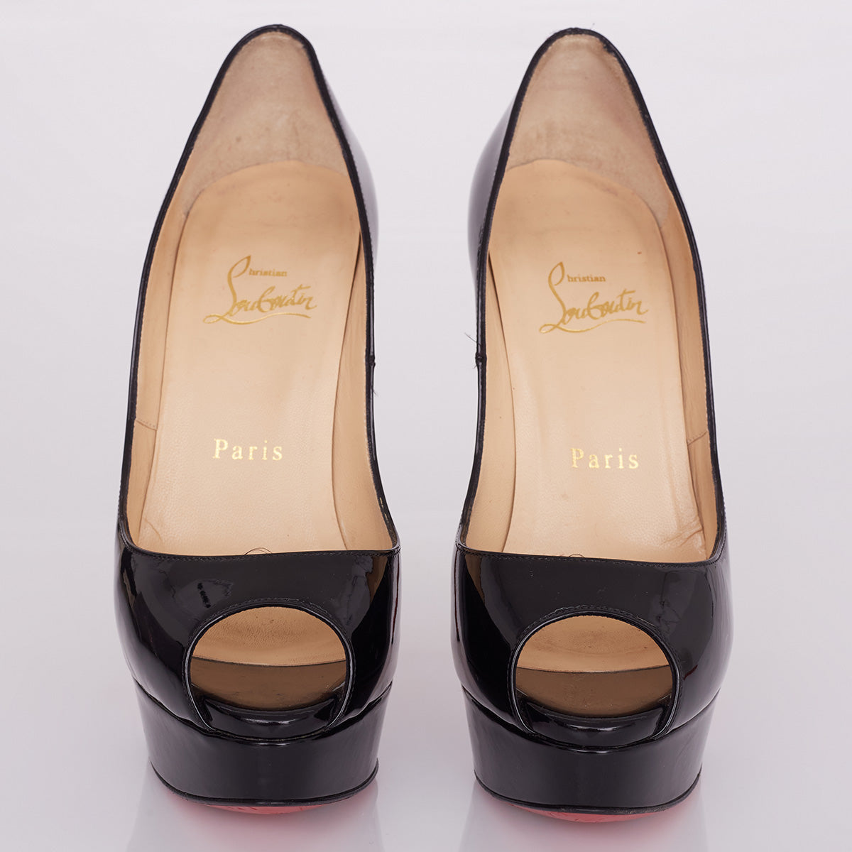 Peep Toe Louboutin Lady 150 Tam. 35,5 Br