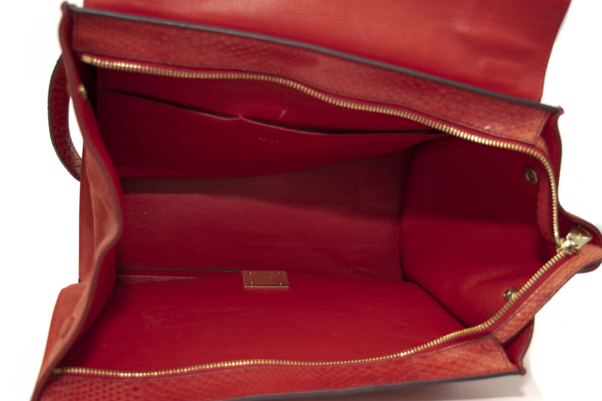 Bolsa Celine Phyton Laranja