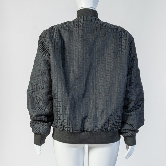Jaqueta Balmain Monograma Preto Tam.46
