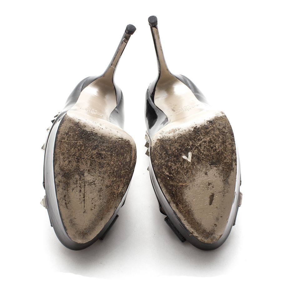 Peep Toe Valentino Preto Tam. 38,5