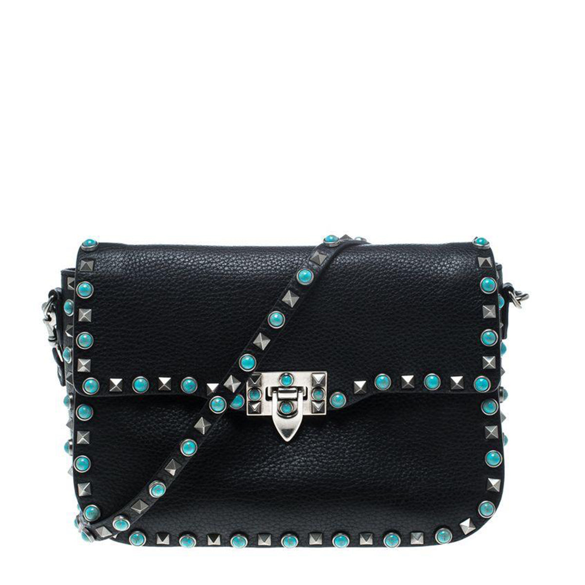 Bolsa Valentino Rockstud Preta