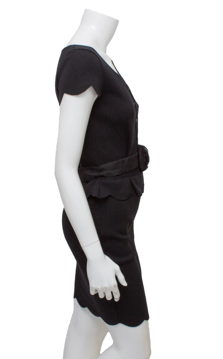 Vestido Christian Dior Preto Tam. 38/Bra