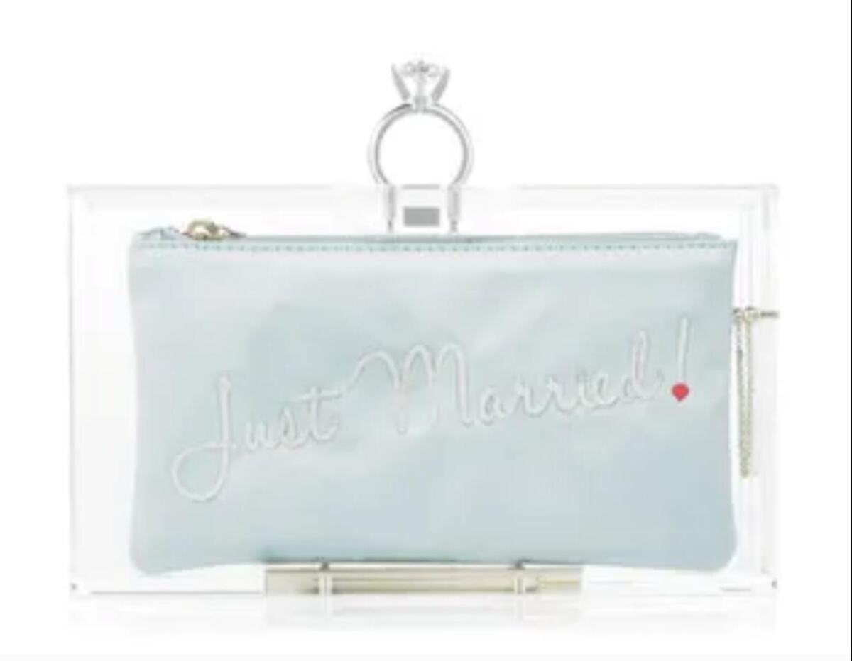 Clutch Charlotte Olympia Transparente Marry Me