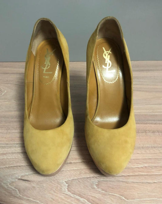 Sapato YSL amarelo, sola 36
