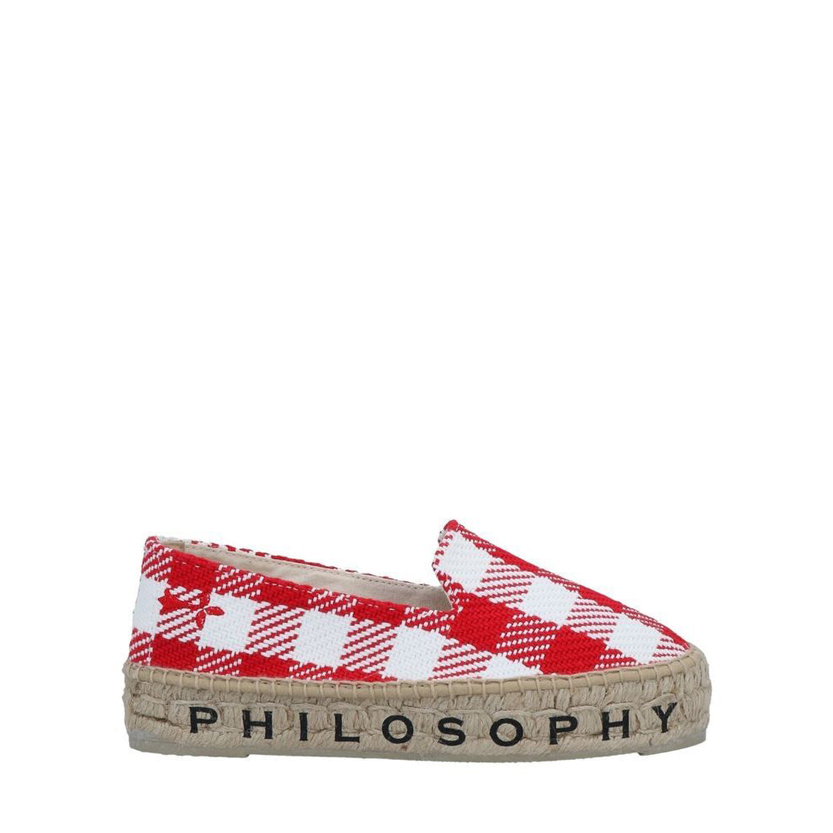 Alpargata Philosophy Branco e Vermelho Tam. 38
