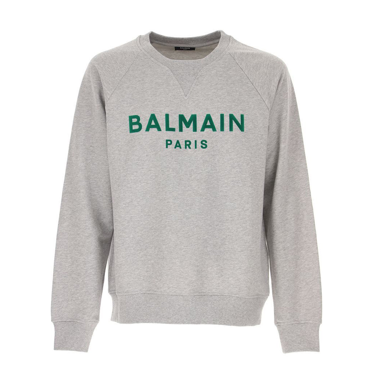Moletom Balmain Cinza e Verde Tam. XL