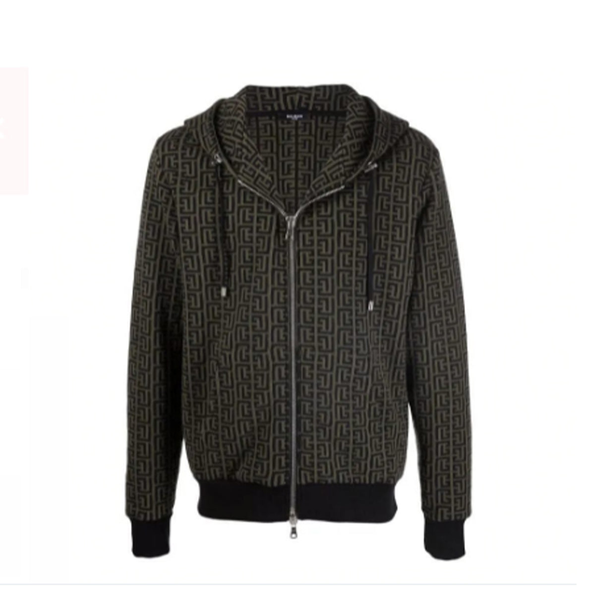 Jaqueta Balmain Verde e Preto Tam. L