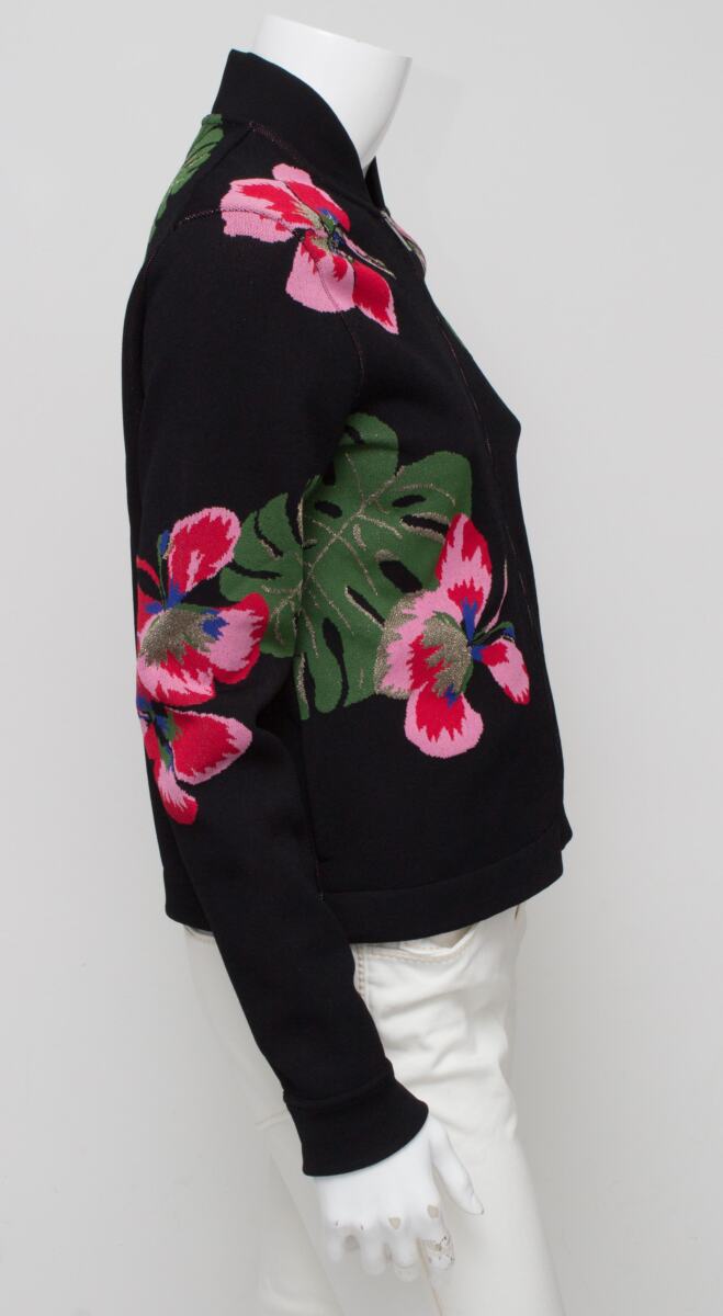 Casaco Valentino Preto e Rosa Tam. M